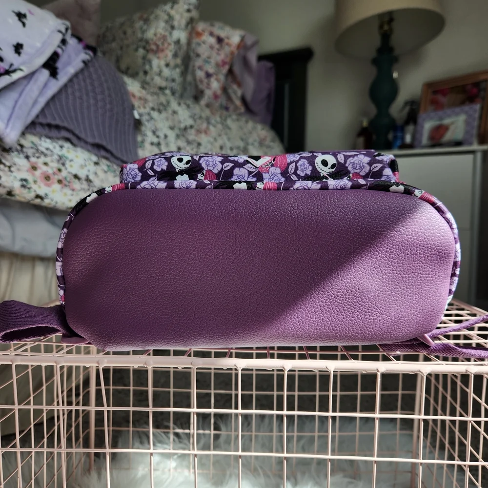 Disney Purple and Pink Nightmare Before Christmas Backpack